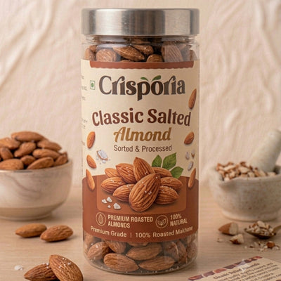 Classic Salted Almonds | Slow-Roasted Golden Crunch