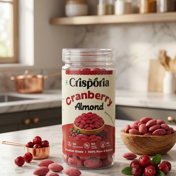 Cranberry Chocolate Almonds | Tart Berry Glaze