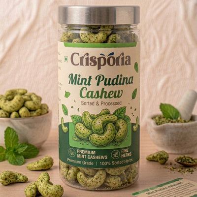 Mint Pudina Cashews | Cooling Masala Crunch
