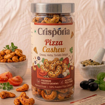 Cheesy Pizza Cashews | Italian Herb & Cheese Bites
